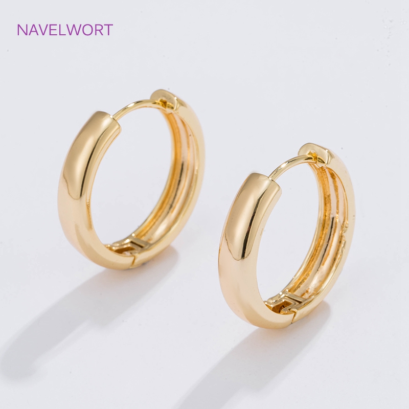 Jewelry Making Gold - 6 Sizes Gold Plated Circle Hoop