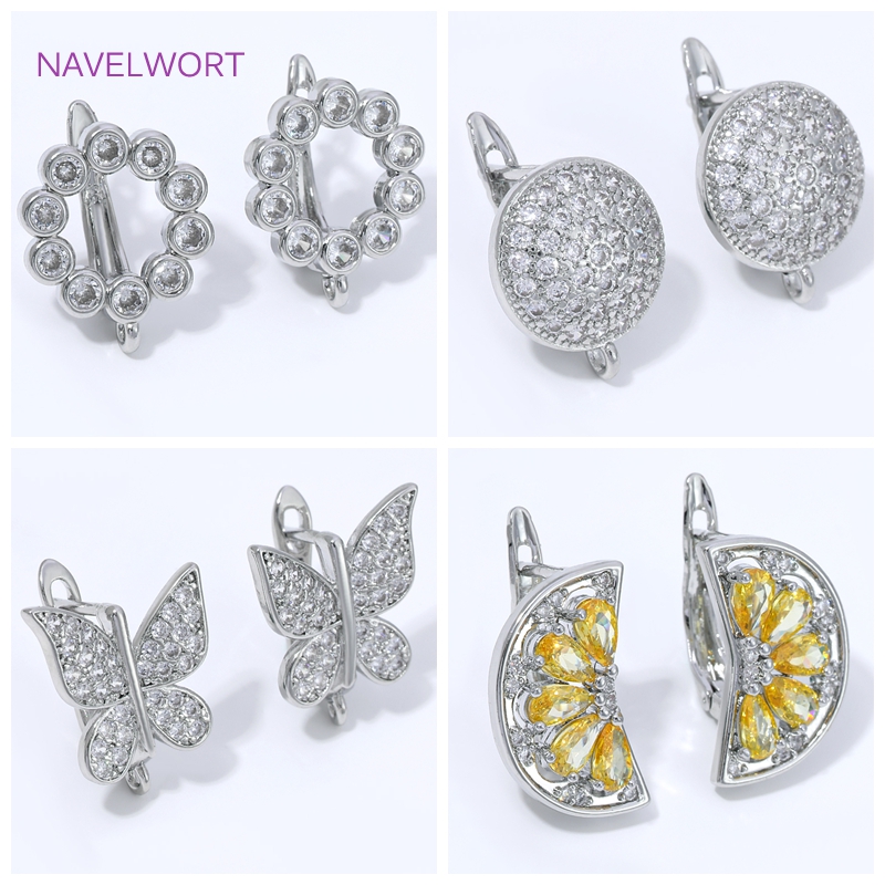 Jewelry Making Gold - 18K Gold Plated Fan Shape Flower