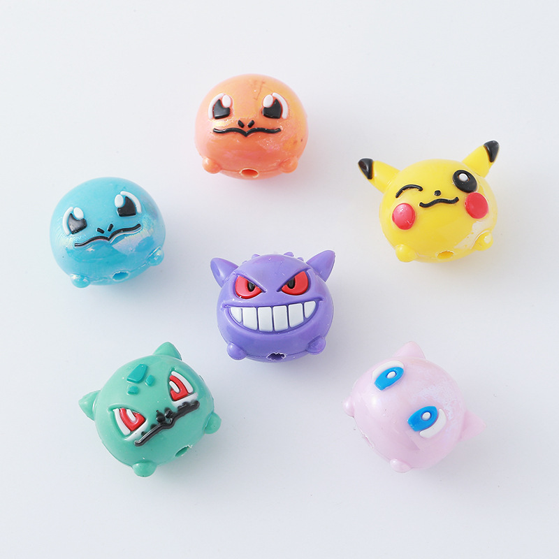 12pcs Pokémon Bead DIY Mobile  - Jewelry Making With Resin 评论和价格