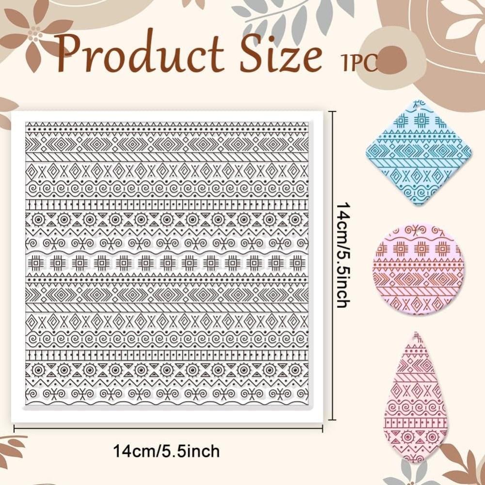 Textile Geometric Silicone Tex - Jewelry Making Mold 评论和价格