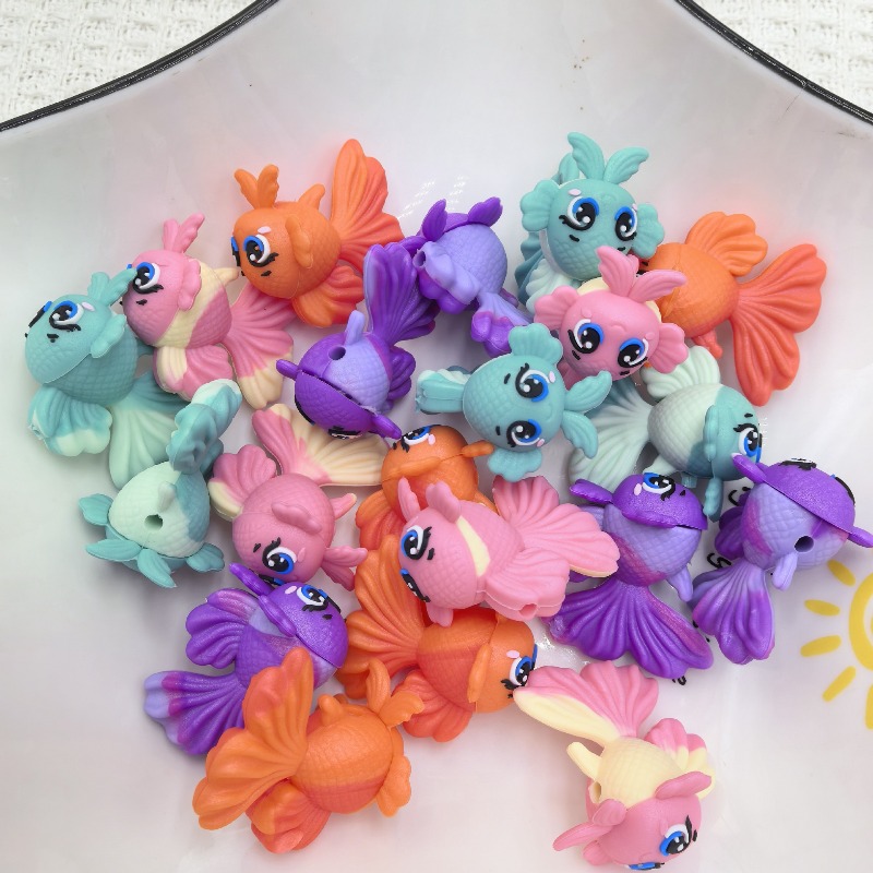 20Pcs 3D Silicone Beads Food G - Jewelry Making 3 Year Old 评论和价格