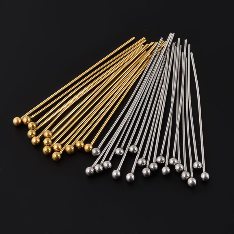 50pcs/Lot 18K Gold Plated Ball - Jewelry Making Jig 评论和价格