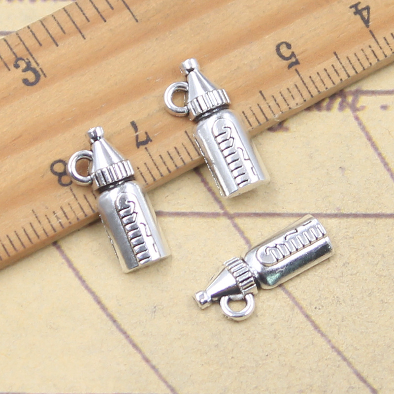30pcs Charms Baby Bottle Feedi - Jewelry Making 3 Year Old 评论和价格