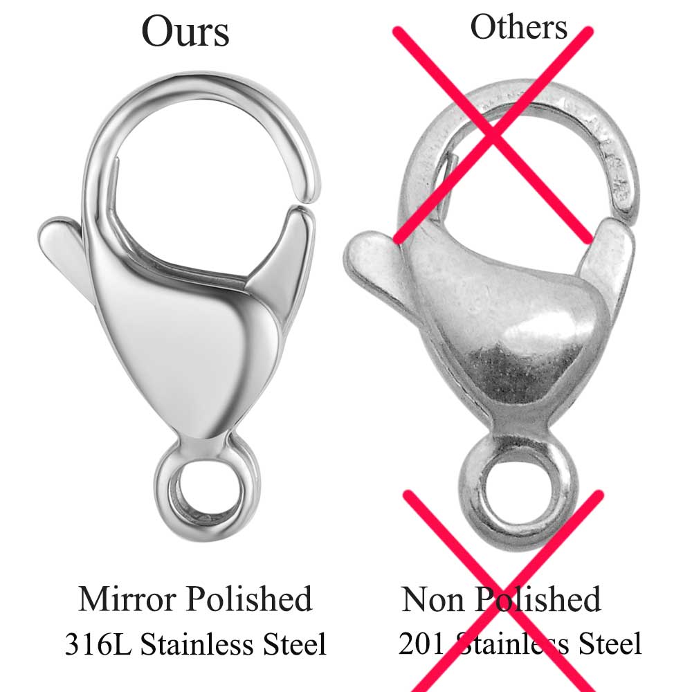 20/30/40 316L Stainless Steel  - Jewelry Making Gold 评论和价格