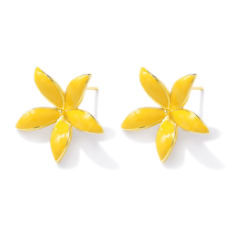 18K Gold Color Brass Flower St - Jewelry Making Gold 评论和价格