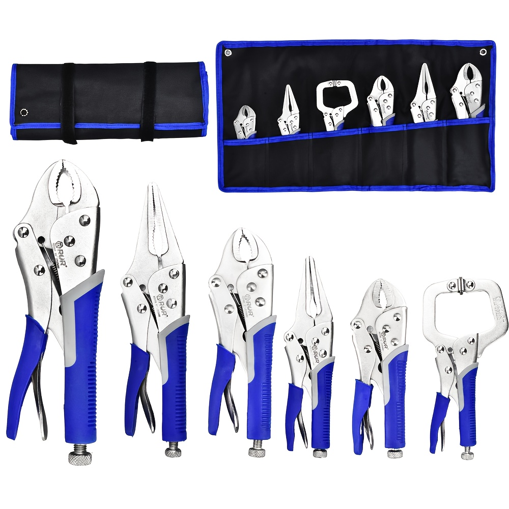 Tools Set 6pcs Locking Pliers  - Jewelry Making Needle Nose Pliers 评论和价格