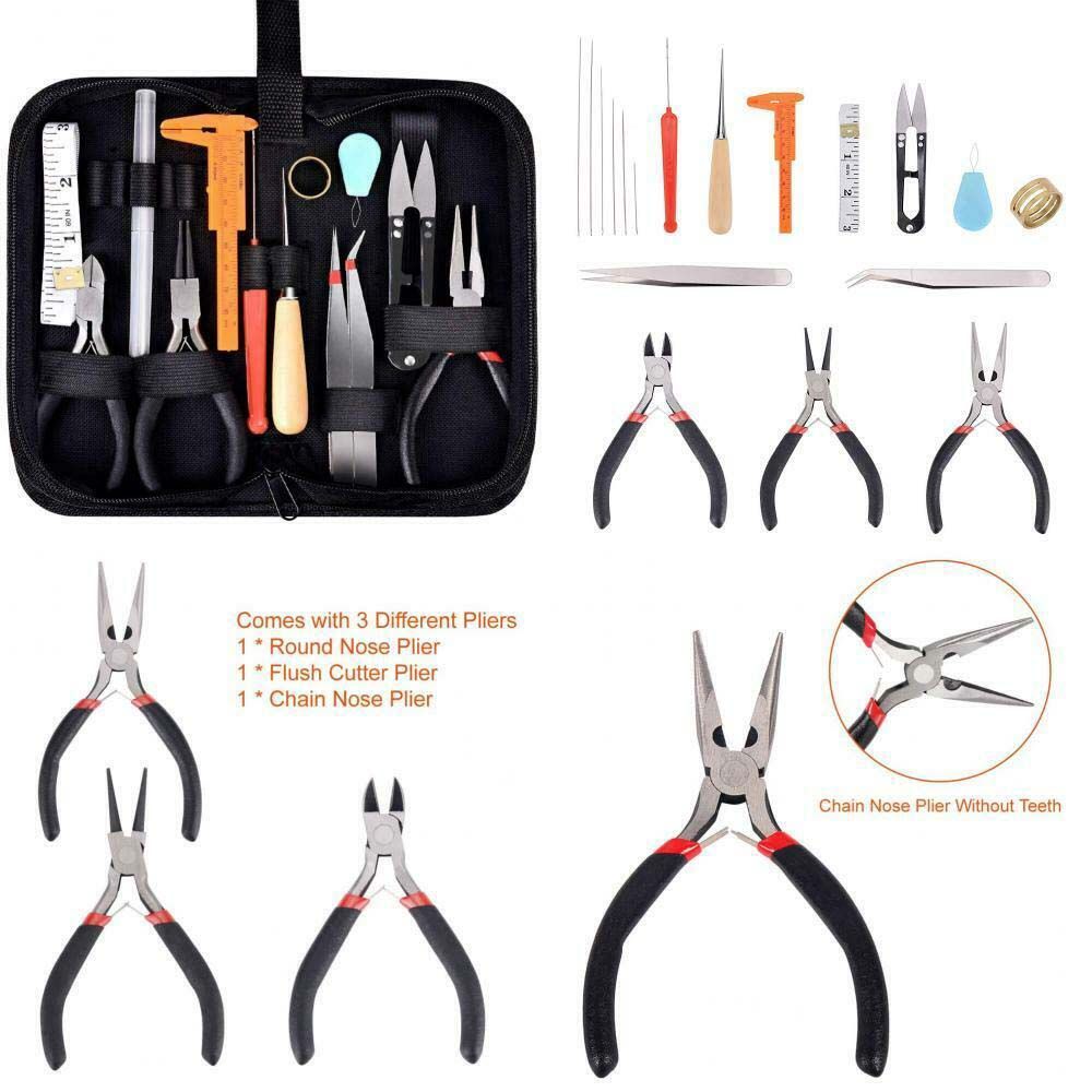 19Pcs Professional Accessories - Jewelry Making Kit Professional 评论和价格