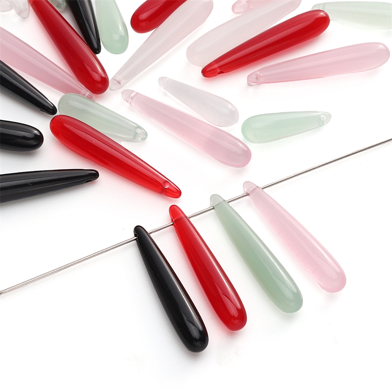 5pcs Beads Resin Teardrop Shap - Jewelry Making With Resin 评论和价格