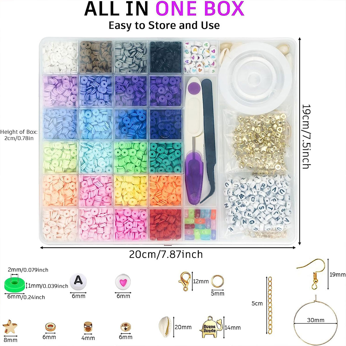 6000 Pcs 24 Colors Flat Round  - Jewelry Making Online 评论和价格