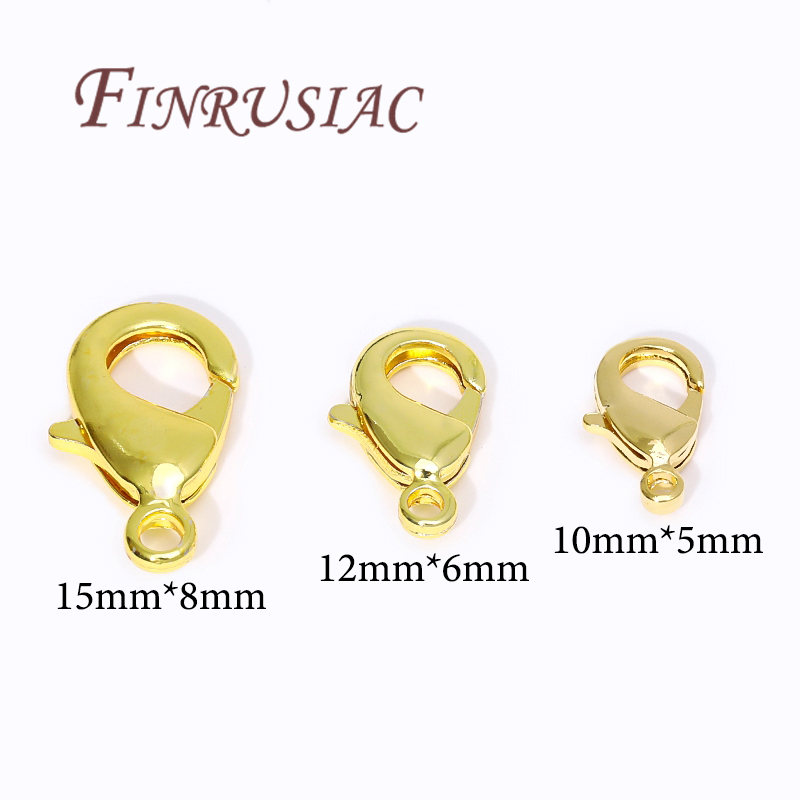 18K Gold Plated Lobster Clasps - Jewelry Making Gold 评论和价格