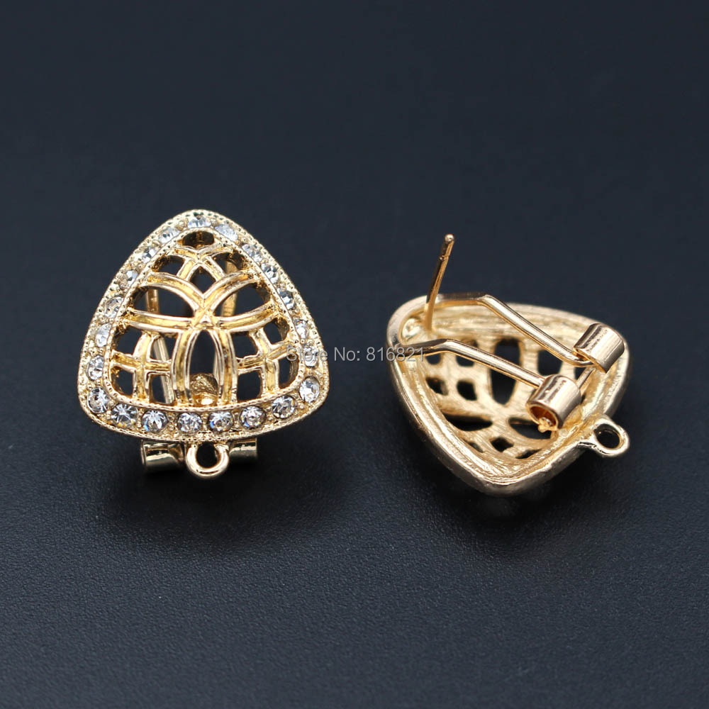 10pair Earrings Post with Loop - Jewelry Making Dubai 评论和价格