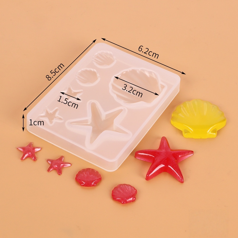 DIY Ocean Theme Crystal Epoxy  - Jewelry Making Mold 评论和价格