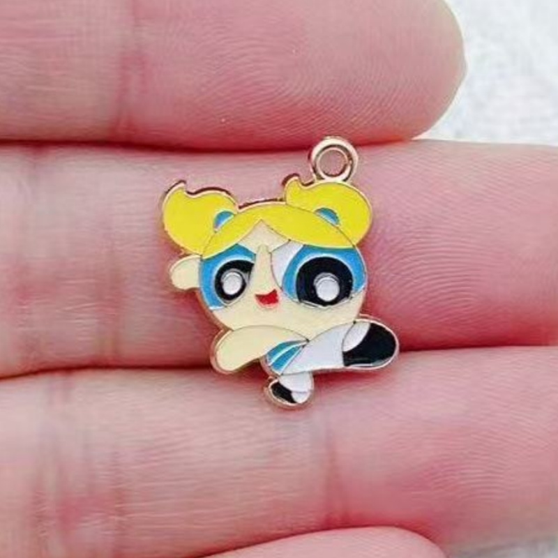 10pcs Alloy Oil-Dripping Carto - Jewelry Making Birthday Party 评论和价格
