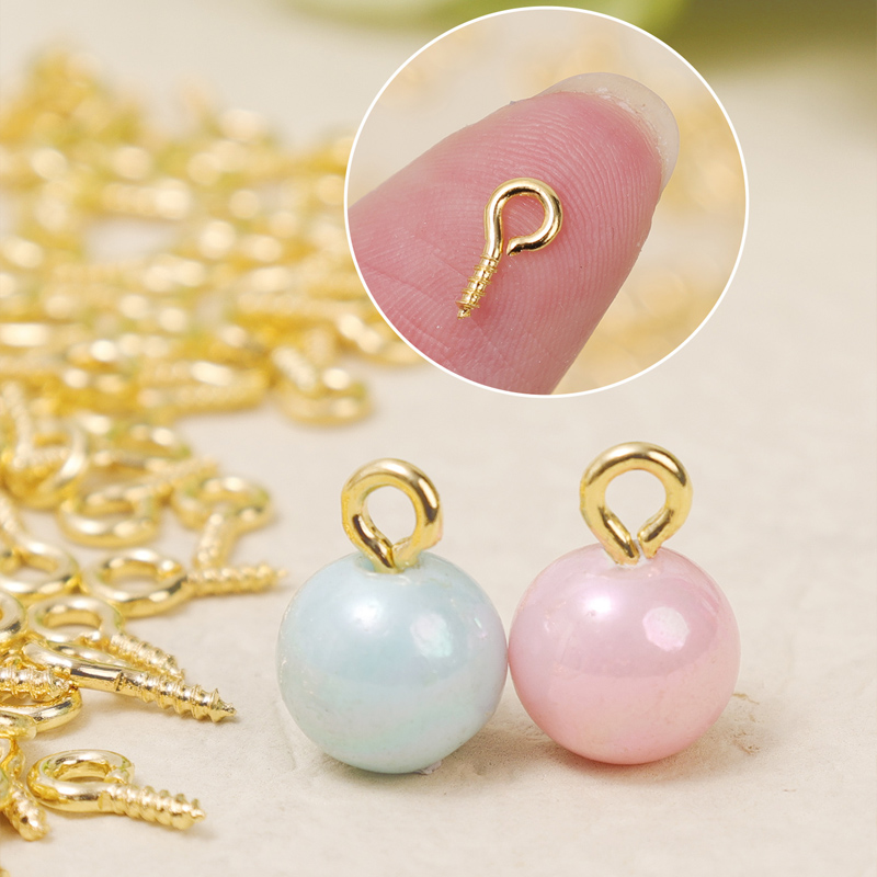 8/10mm Mini Screw Eye Pins Met - Jewelry Making Jig 评论和价格