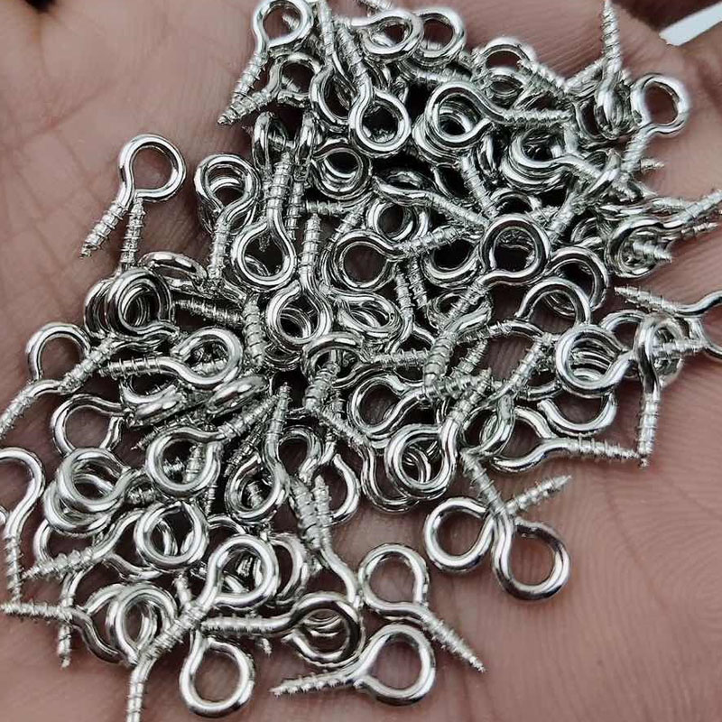 8/10mm Mini Screw Eye Pins Met - Jewelry Making Jig 评论和价格
