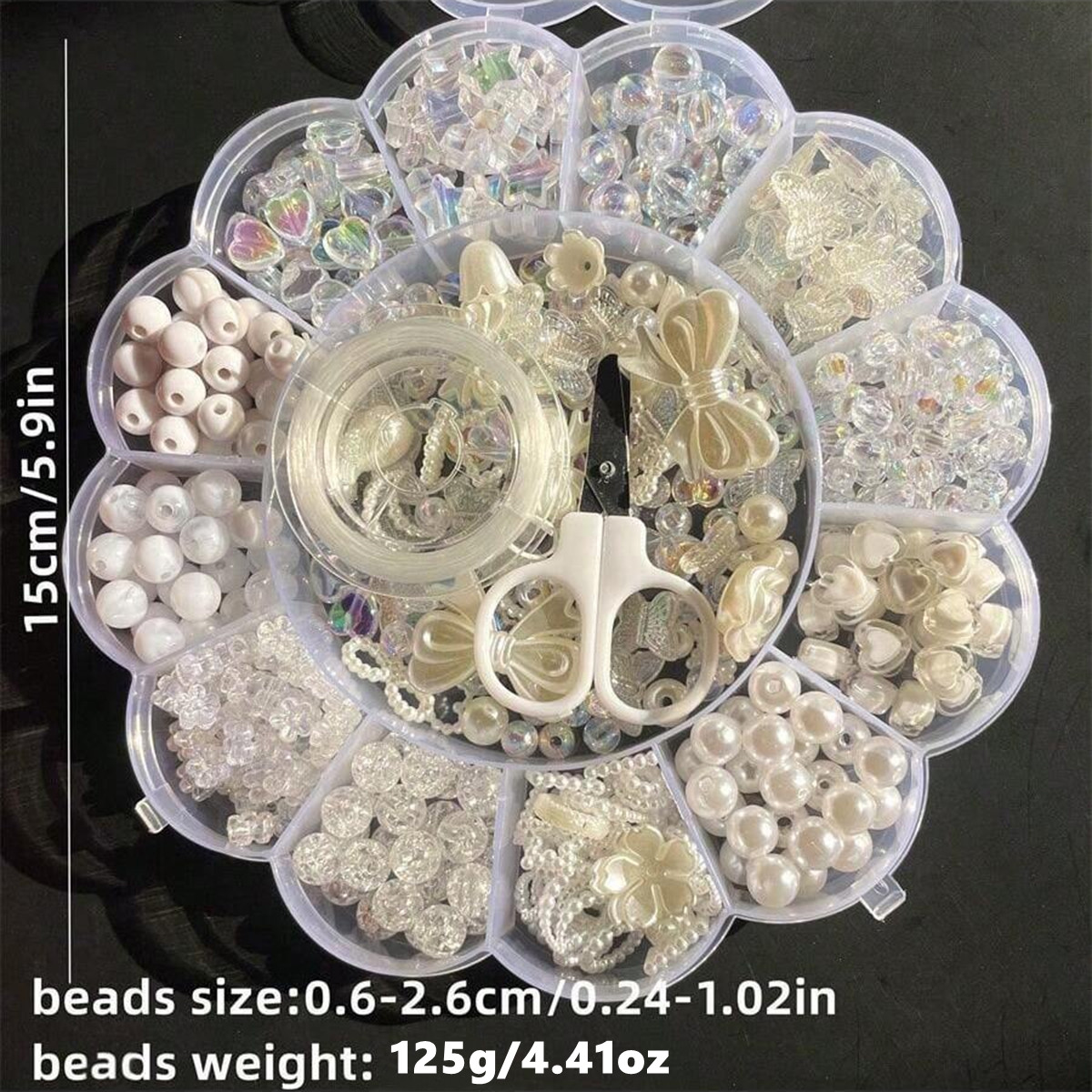 2Set/1Set 13 Grids Acrylic Flo - Jewelry Making Birthday Party 评论和价格