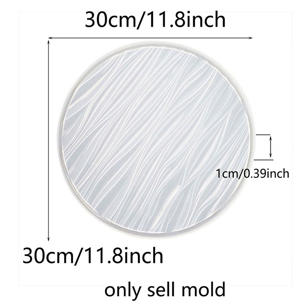 Large Round Tray Silicone Mold - Jewelry Making Mold 评论和价格