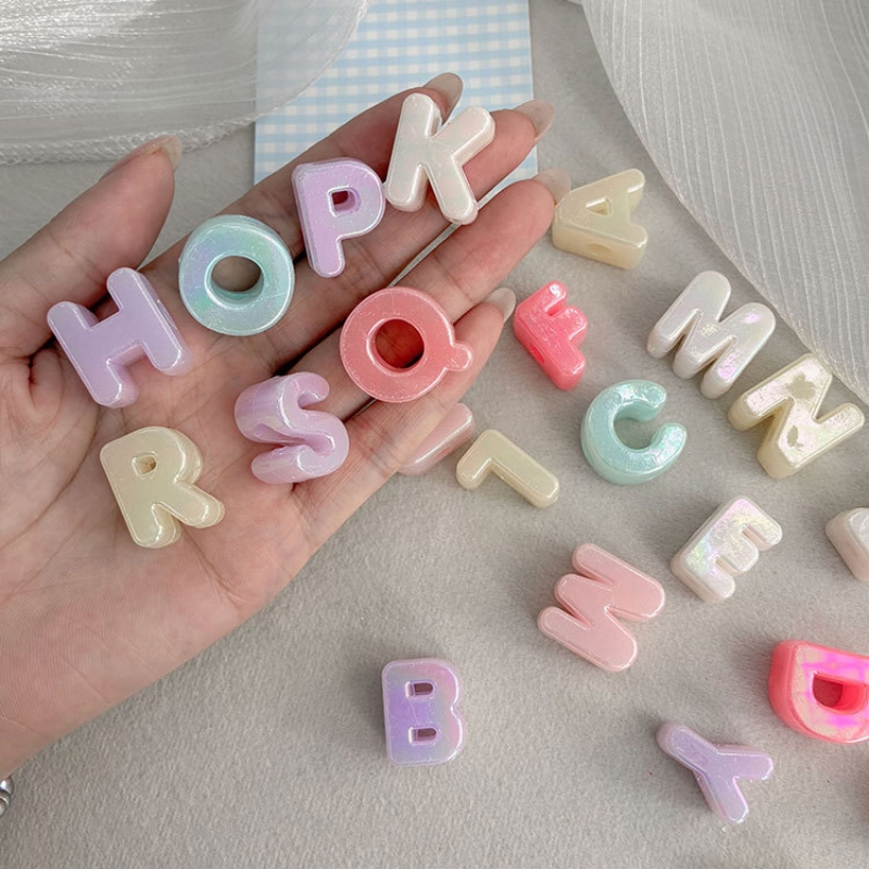 Candy Color 20mm Iridescent Ac - Jewelry Making Online 评论和价格