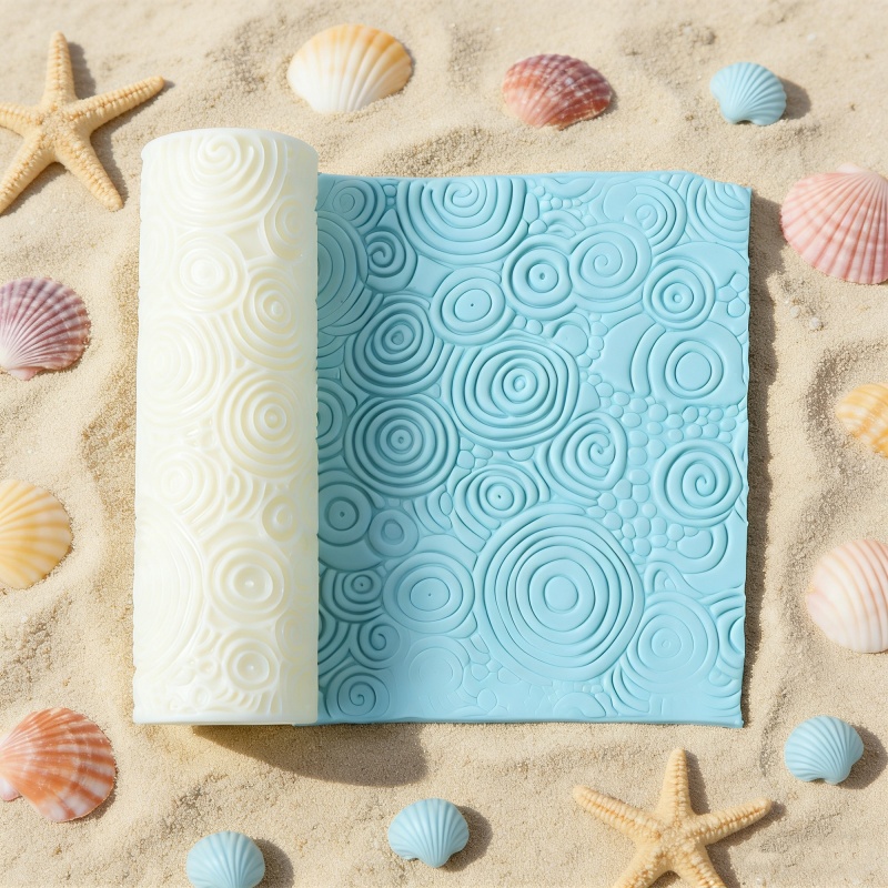 Spiral Swirl Clay Texture Roll - Jewelry Making Mold 评论和价格