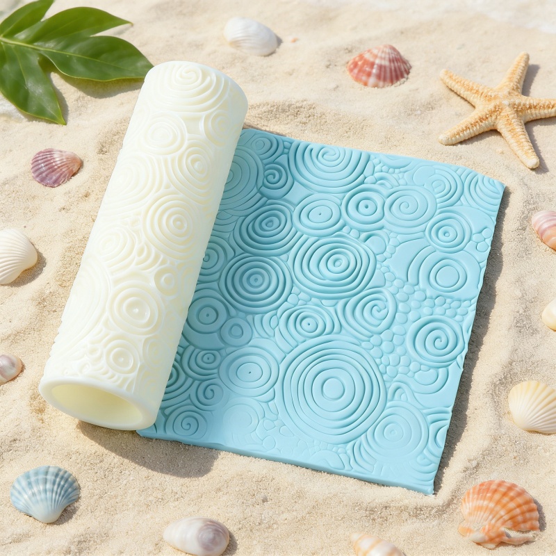 Spiral Swirl Clay Texture Roll - Jewelry Making Mold 评论和价格