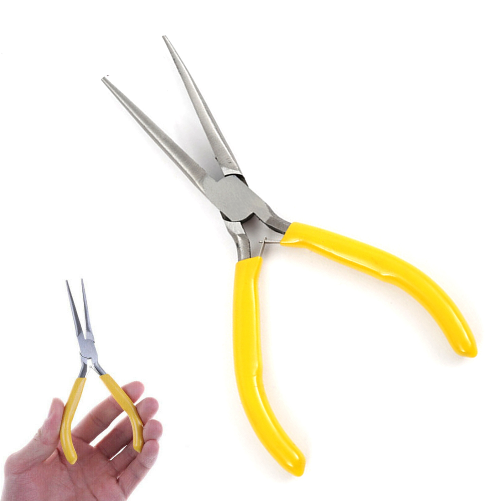 Yellow Multi Functional Mini L - Jewelry Making Needle Nose Pliers 评论和价格