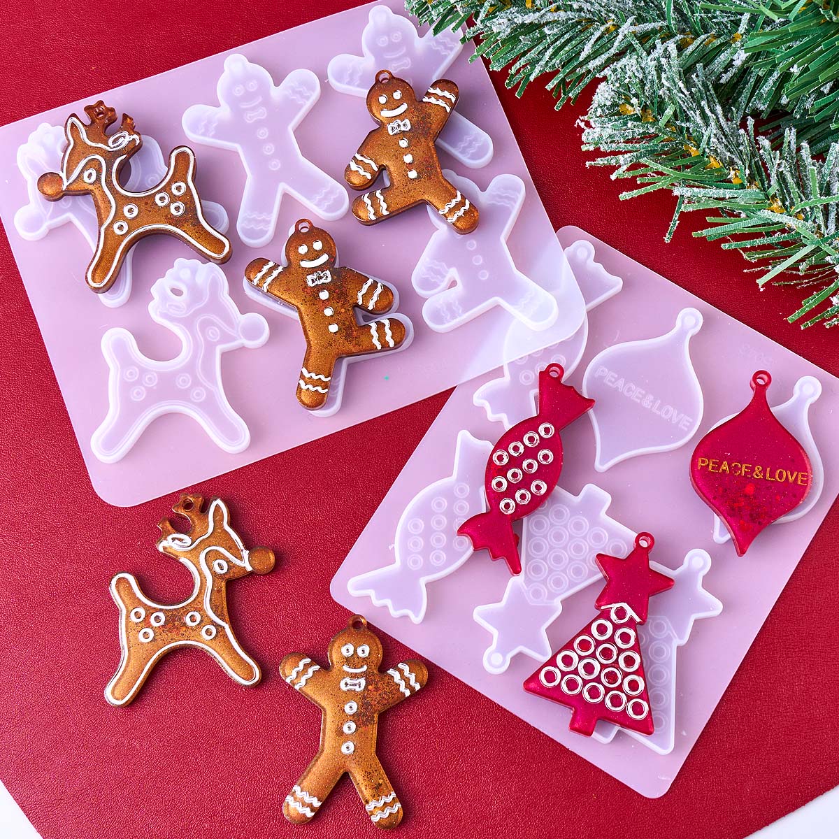 Christmas Series Earrings Pend - Jewelry Making Mold 评论和价格