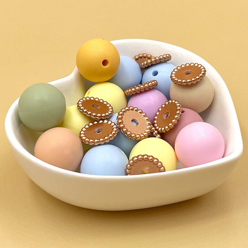 100pcs Gasket Silicone Beads 2 - Jewelry Making 3 Year Old 评论和价格