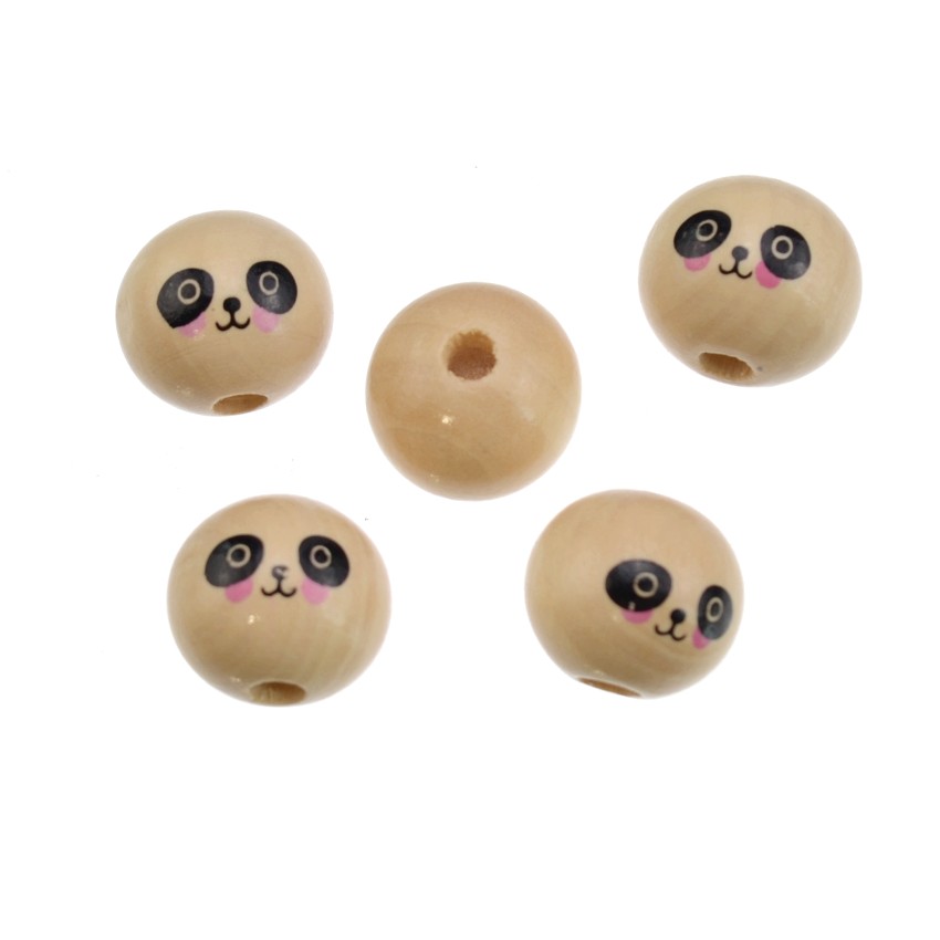 20/50PCs Smiling Face Wooden B - Jewelry Making 3 Year Old 评论和价格