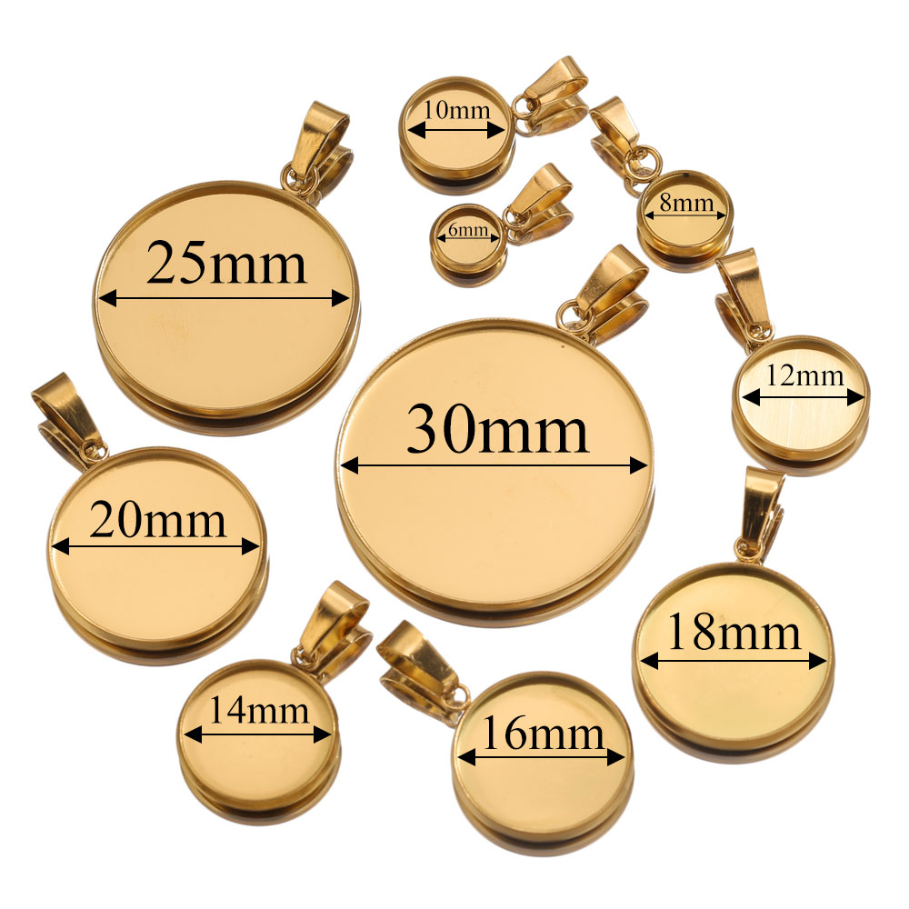 10pcs Stainless Steel Gold Pen - Jewelry Making With Resin 评论和价格
