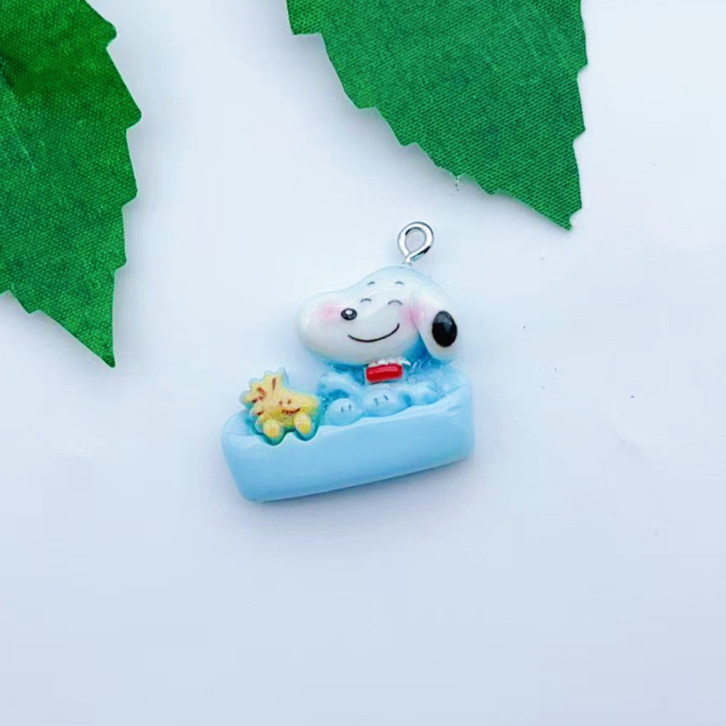 12pcs resin cartoon dog pendan - Jewelry Making Birthday Party 评论和价格