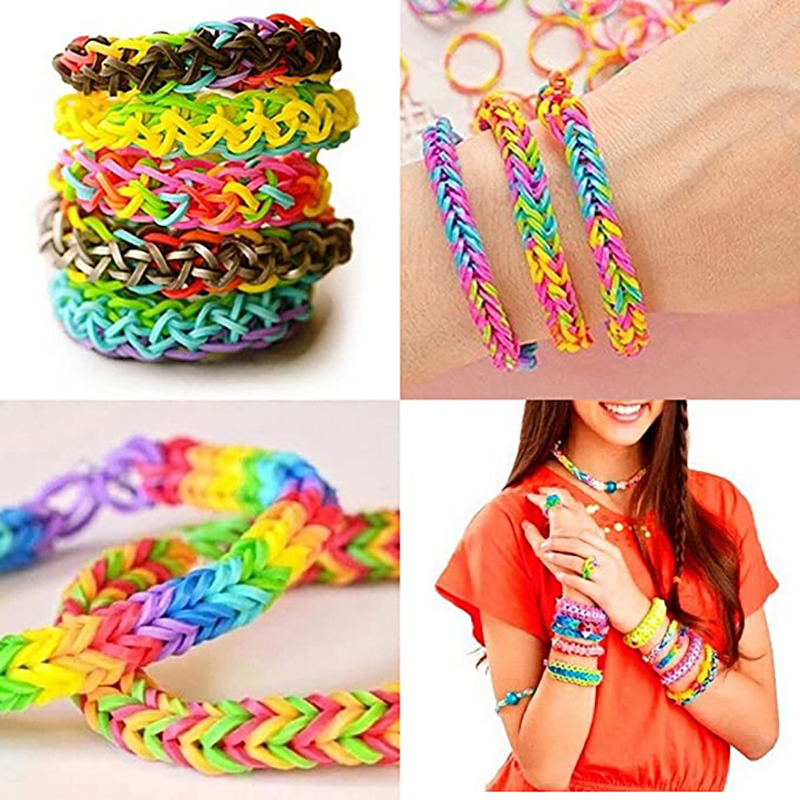 600 pieces Colorful Rubber Ban - Jewelry Making Online 评论和价格