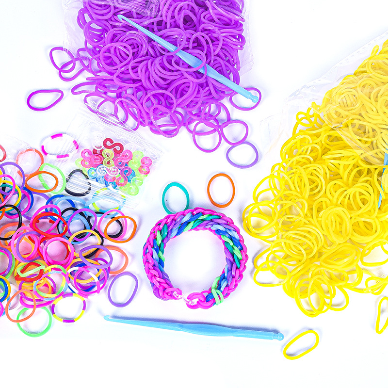 600 pieces Colorful Rubber Ban - Jewelry Making Online 评论和价格