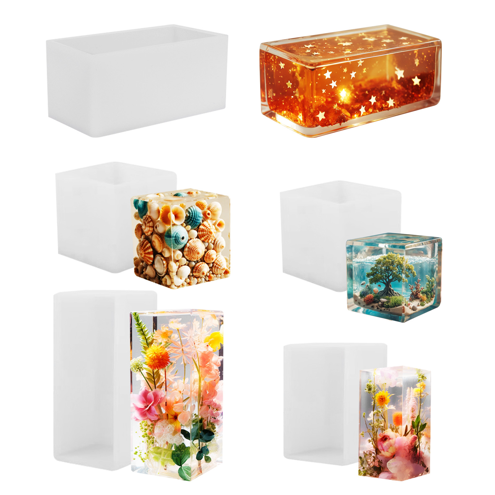Epoxy Casting Mold Silicone Mo - Jewelry Making Mold 评论和价格