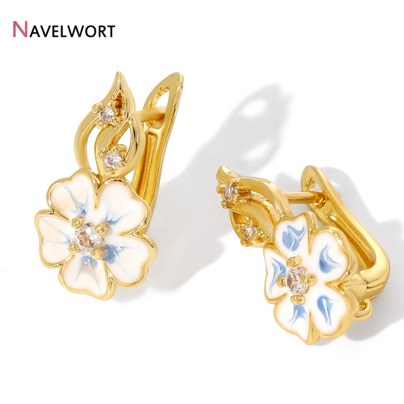 18K Gold Plated Brass With Zir - Jewelry Making Gold 评论和价格