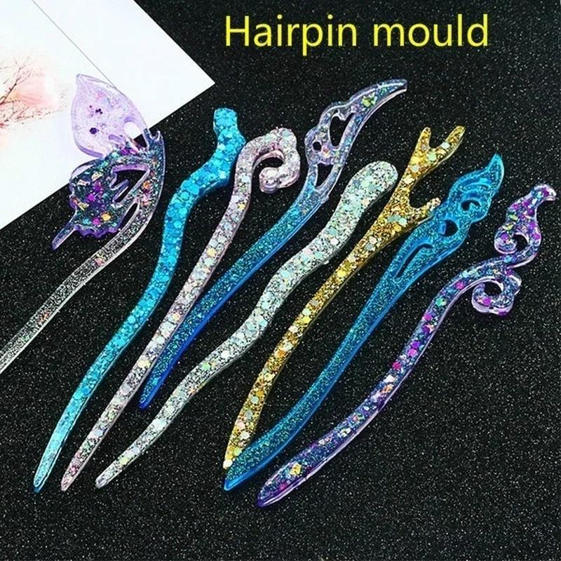 New Transparent Hairpin Silico - Jewelry Making With Resin 评论和价格