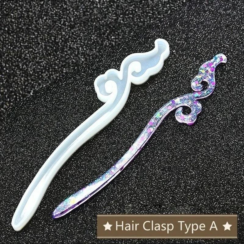 New Transparent Hairpin Silico - Jewelry Making With Resin 评论和价格