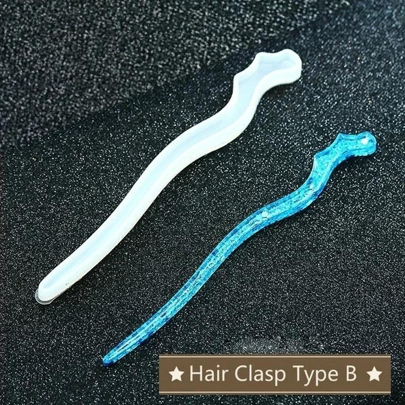 New Transparent Hairpin Silico - Jewelry Making With Resin 评论和价格