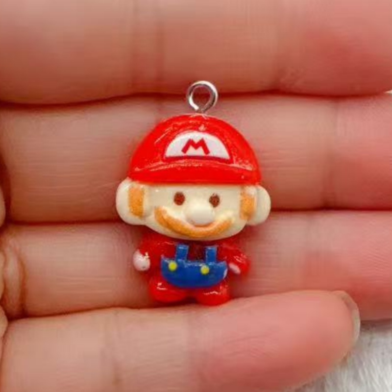 10pcs resin cartoon pendant, D - Jewelry Making Birthday Party 评论和价格