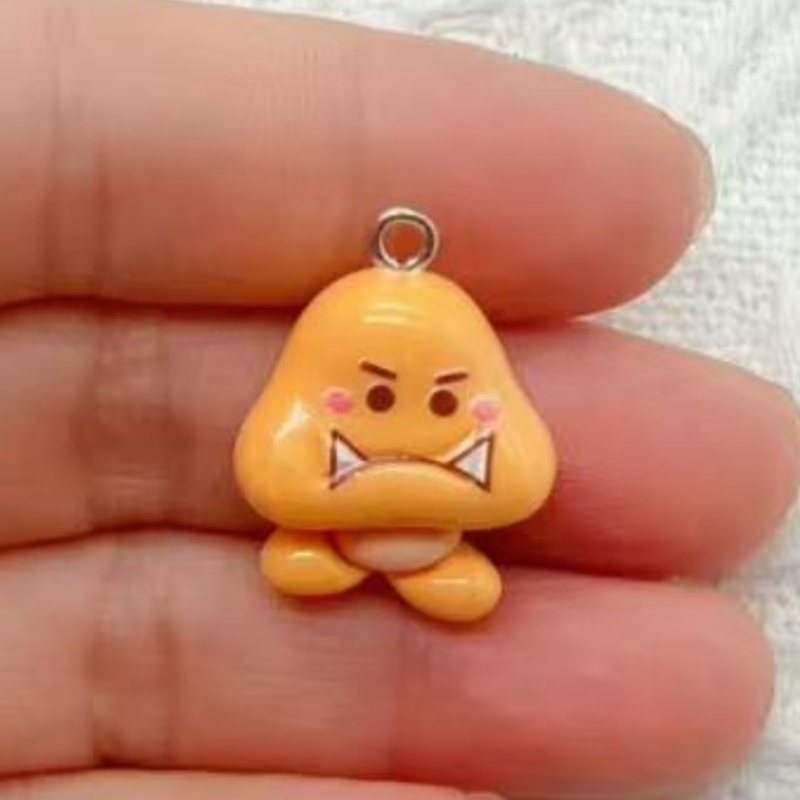 10pcs resin cartoon pendant, D - Jewelry Making Birthday Party 评论和价格