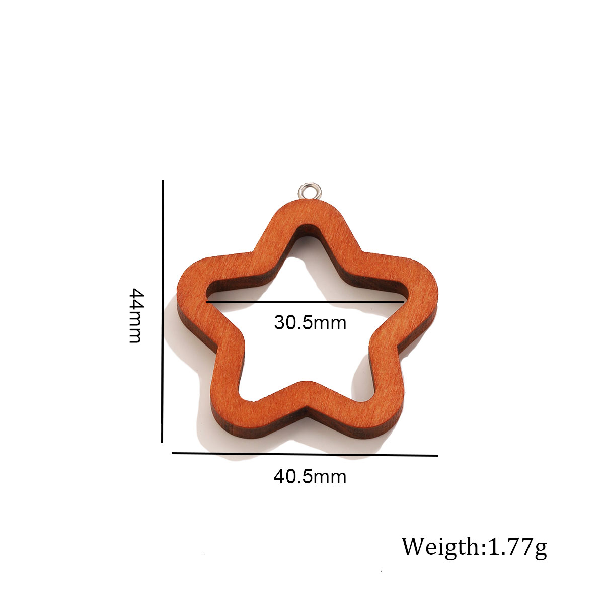 10PCS Triangle Rectangle Wood  - Jewelry Making With Resin 评论和价格