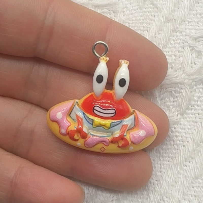 10pcs cartoon resin pendant, D - Jewelry Making Birthday Party 评论和价格