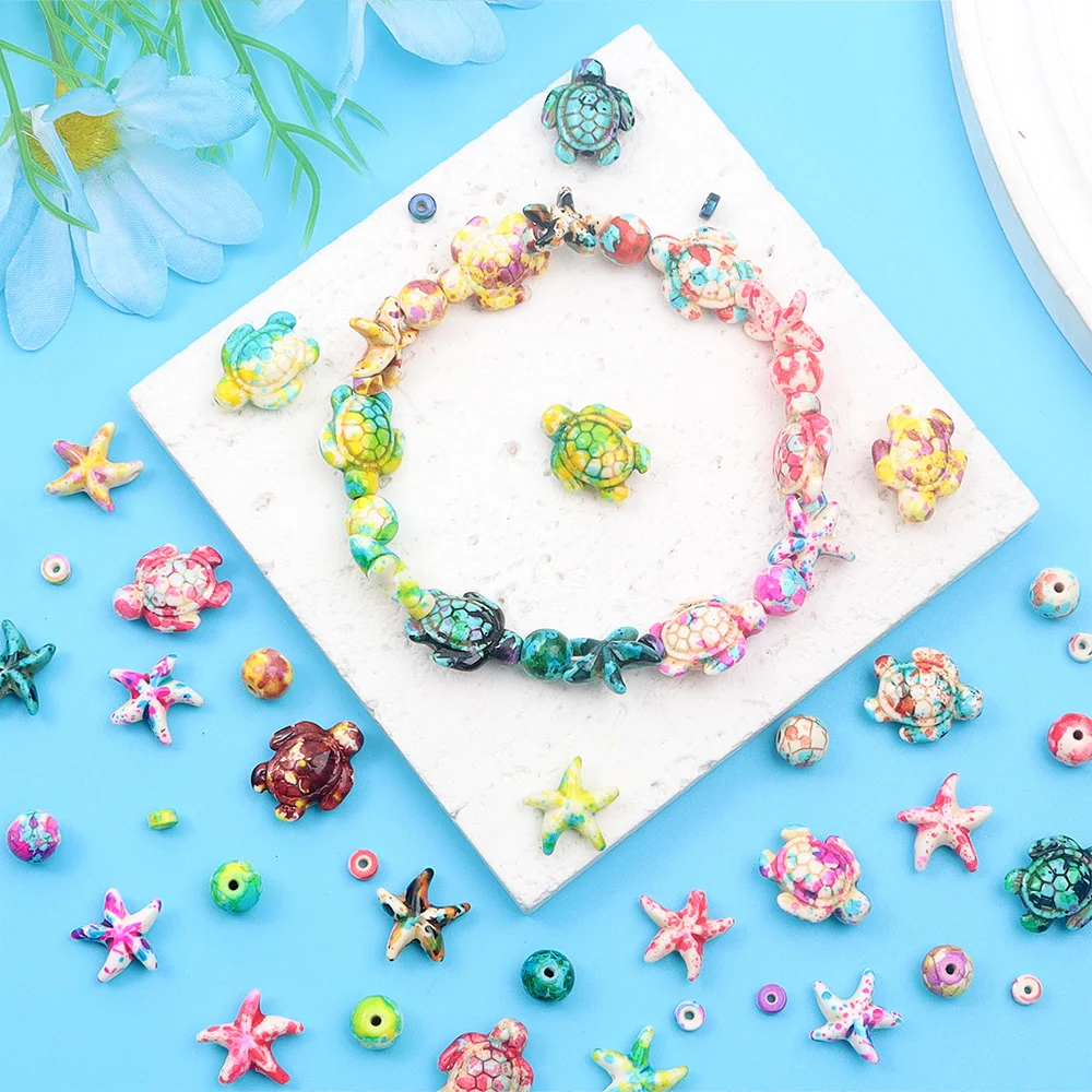 6/46/558pcs Multi-color Turquo - Jewelry Making Birthday Party 评论和价格