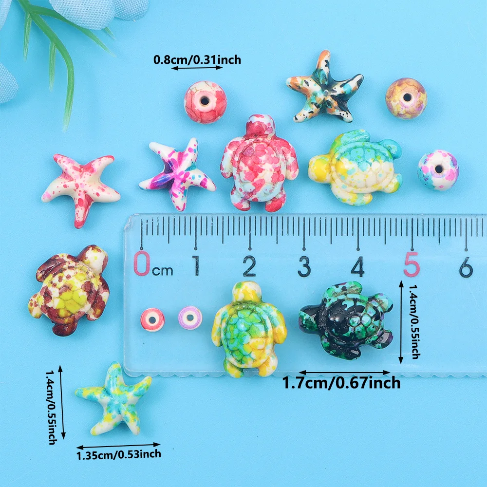 6/46/558pcs Multi-color Turquo - Jewelry Making Birthday Party 评论和价格
