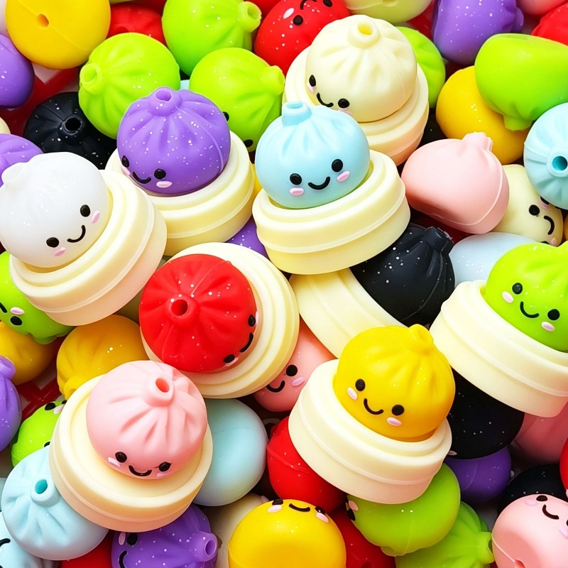 20/50Pcs 3D Silicone Beads Foo - Jewelry Making 3 Year Old 评论和价格