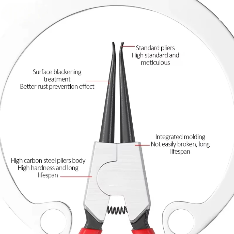 5-In Circlip Pliers,Needle nos - Jewelry Making Needle Nose Pliers 评论和价格