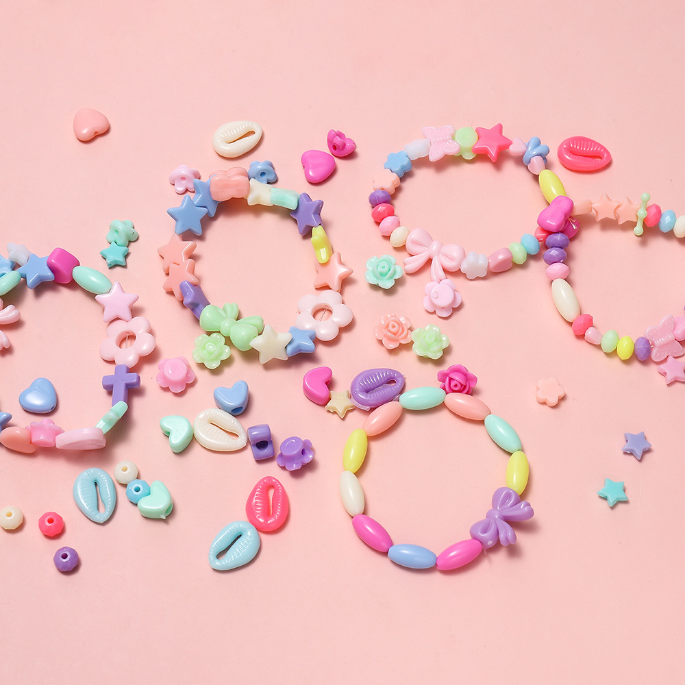 1 Box Colorful Acrylic Pony Be - Jewelry Making Birthday Party 评论和价格
