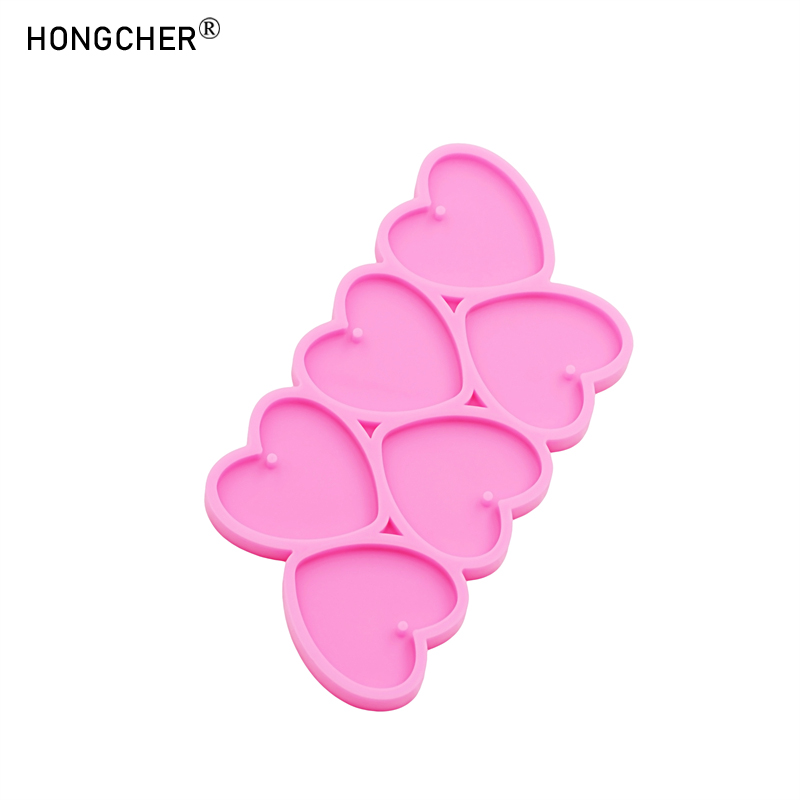 Shiny Mirror Love Epoxy Resin  - Jewelry Making Mold 评论和价格