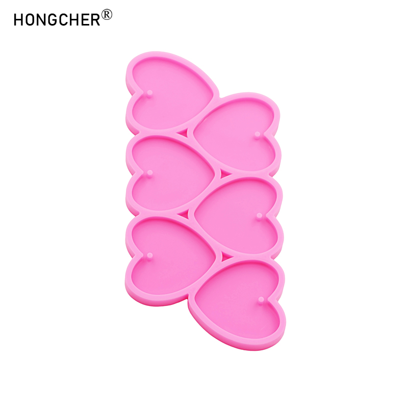 Shiny Mirror Love Epoxy Resin  - Jewelry Making Mold 评论和价格