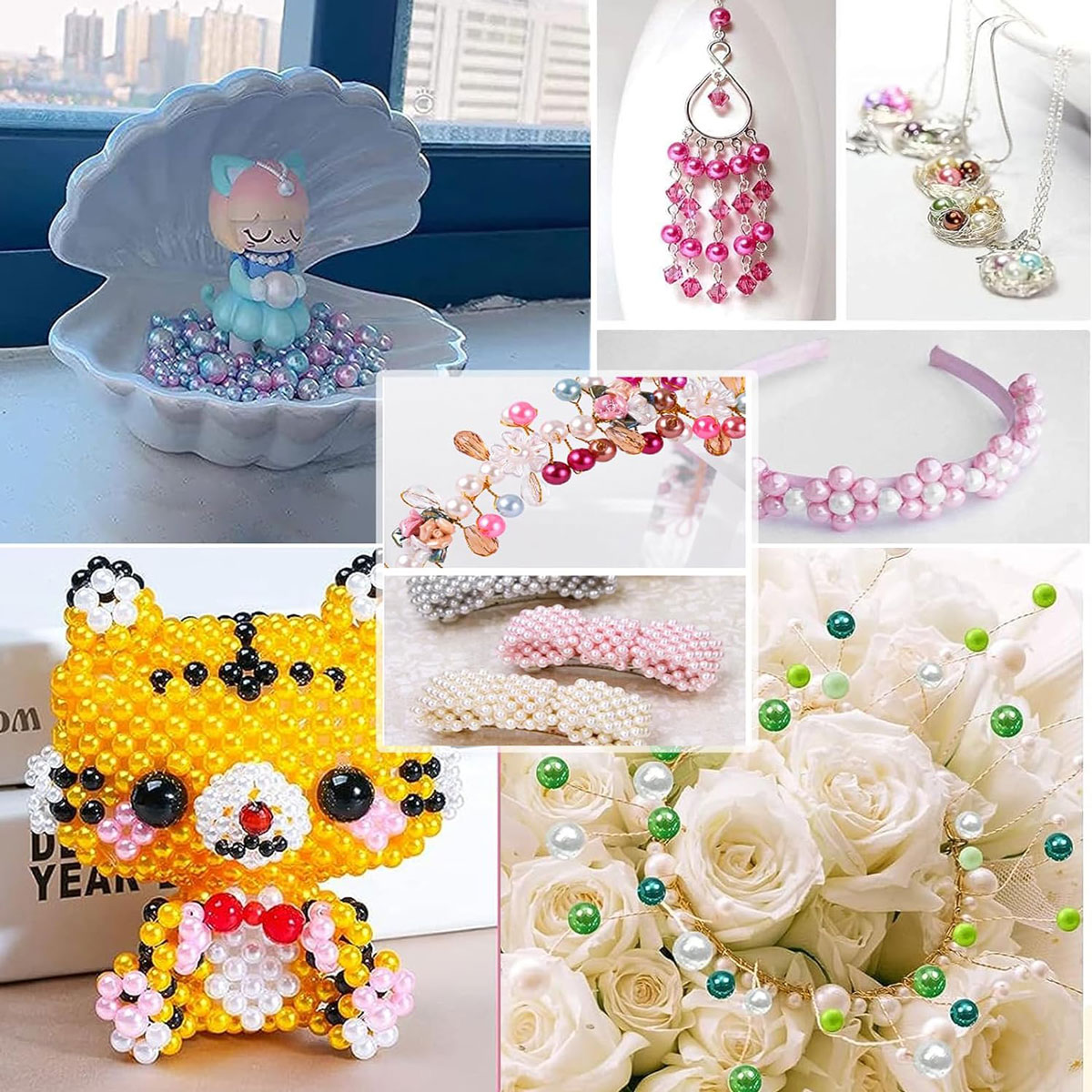 2400PCS 48 Compartments Pearl  - Jewelry Making Degree 评论和价格