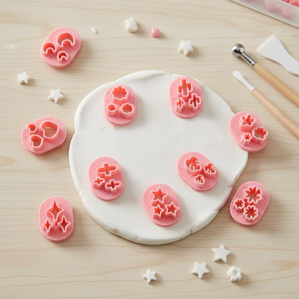 10 Pcs Polymer Clay Cutters, F - Jewelry Making Mold 评论和价格